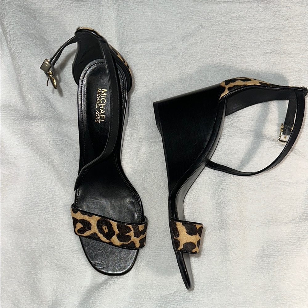 Michael Kors Leopard Print Women's Sandals